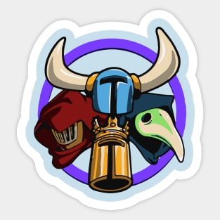 Knight's night Sticker